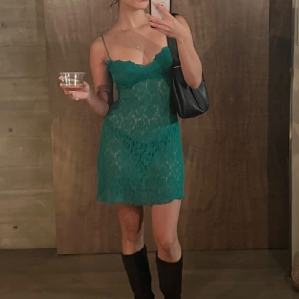 Realisation Par Cindy Dress in Kelly Green